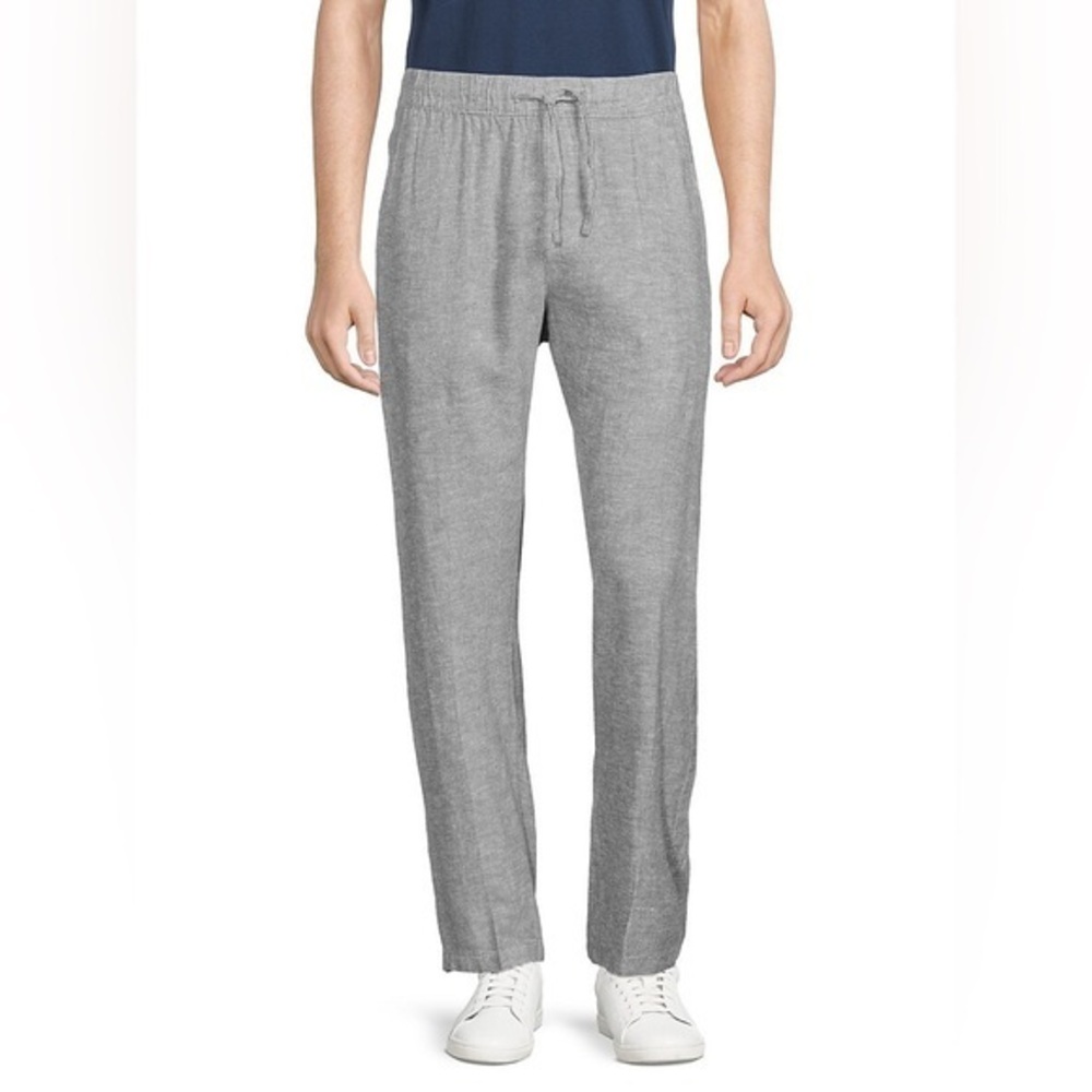 saks fifth avenue | classic heather grey straight leg lounge pants | size xxl